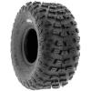 imageSingle SunF ATV UTV 22x108 All Terrain 6 PR Tubeless Replacement Knobby Tire A030 black