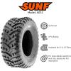imageSunF 22x118 22x11x8 Knobby ATV UTV Tire PR A032  SET of 4