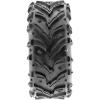 imageSunF 25x1012 25x10x12 Dirt Mud ATV UTV Muddy Tire 6 PR A0241  SET of 4