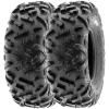 imageSunF 25x812 25x1012 All Terrain Tires ATV UTV 6 PR POWER II A051  BUNDLE