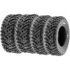 imageSunF 25x812 25x1012 Knobby ATV UTV Tire 6 PR A032  BUNDLE