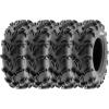imageSunF 26x912 26x9x12 Mud vshape ATV UTV Muddy Tire 6 PR A050  SET of 4