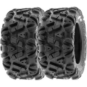 imageSunF 25x1011 ATV UTV 25x10x11 All Terrain Tires 6 PR A033 POWER I  PAIR of 2
