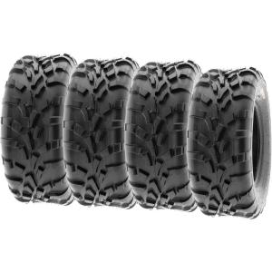 imageSunF 25x1110 25x11x10 Race Trail Sport ATV UTV Tire 6 PR A010  SET of 4