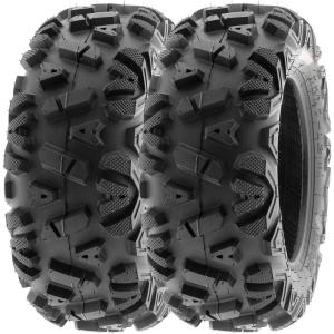 imageSunF 25x811 ATV UTV 25x8x11 All Terrain Tires 6 PR A033 POWER I  PAIR of 2