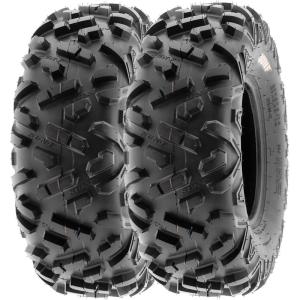 imageSunF 25x812 ATV UTV 25x8x12 All Terrain Tires 6 PR A051 POWER II  PAIR of 2