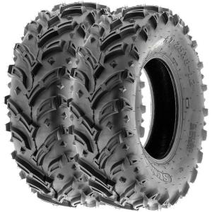 imageSunF 25x812 ATV UTV Muddy Tire 25x8x12 Dirt Mud 6 PR A0241  PAIR of 2
