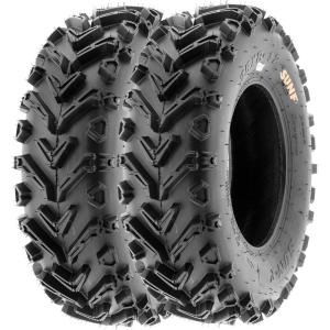 imageSunF 25x812 ATV UTV Muddy Tire 25x8x12 Mud Hardpack 6 PR A041  PAIR of 2