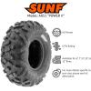 imageSunF 25x812 25x8x12 All Terrain Tire ATV UTV 6 PR Tubeless  A051 POWER II