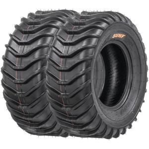 imageSunF 25x812 25x8x12 Mud Sand Tires 6 Ply Tubeless A061 Set of 2