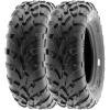 imageSunF 25x1012 ATV UTV Tire 25x10x12 Race Trail Sport 6 PR A010  PAIR of 2
