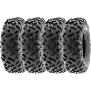 imageSunF 26x912 26x9x12 All Terrain Tires ATV UTV 6 PR POWER II A051  SET of 4