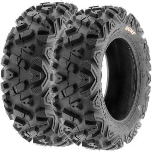 imageSet of 2 SunF A033 PowerI AT 28x912 ATV UTV OffRoad Tires AllTerrain 6 Ply Tubeless23x811