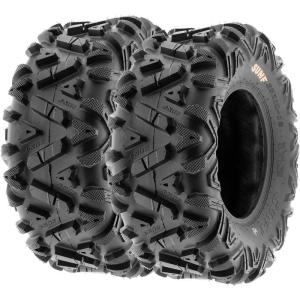 imageSet of 2 SunF A033 PowerI AT 28x912 ATV UTV OffRoad Tires AllTerrain 6 Ply Tubeless25x1011