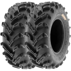 imageSunF 22x119 ATV UTV Muddy Tire 22x11x9 Dirt Mud 6 PR A024  PAIR of 2