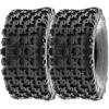 imageSunF ATV Tires 23x710 20x119 Sport Race Knobby 6 PR A027  BUNDLE