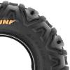 imageSunF A033 PowerI 25x129 ATV UTV Tire AllTerrain OffRoad 305659 6 Ply Tubeless Set of 425x1012 x4