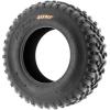 imageSunF Set 2 ATV Tires 25x812 25x8x12 Knobby Tubeless 6 PR A032