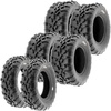 image:imageSet of 6 SunF ATV UTV Mud Tires 25x812x2 Front amp 25x1110x4 Rear 6 Ply Tubeless A010
