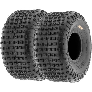 image:imageSunF A011 Sport XC Race ATV GoKart Tires 23x78 6 PR SquareKnobby Tread Tubeless Set of 222x118
