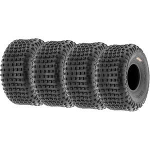 image:imageSunF A011 Sport XC Race ATV GoKart Tires 23x78 6 PR SquareKnobby Tread Tubeless Set of 411x78