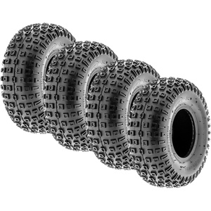 image:imageSunF A011 Sport XC Race ATV GoKart Tires 23x78 6 PR SquareKnobby Tread Tubeless Set of 4145706
