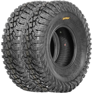 image:imageSunF ATV Tires 35x1015 UTV Radial Tires 35x10R15 All Terrain OffRoad Soft Compound Heavy Duty 10ply Tubeless A066 Set of 2