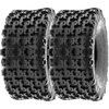 image:imageSunF 22x119 ATV UTV Knobby Tire 22x11x9 Sport Race 6 PR A027  PAIR of 2