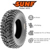 image:imageSunF Set 2 ATV Tires 25x1012 25x10x12 Knobby Tubeless 6 PR A032