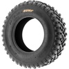 image:imageSunF Set 2 ATV Tires 25x1012 25x10x12 Knobby Tubeless 6 PR A032