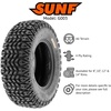 image:imageSunF ATV UTV Tires 25x1112 Flat Track Tires 25x11x126 PRSet of 4  Tubeless NonDirectional Tread Paved and HardPack Terrain26x912  26x1112