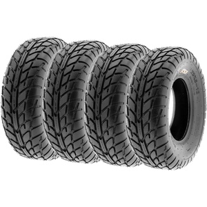 image:imageSunF ATV UTV Tires 25x812 Flat Track Tires 25x8x12 TT Race Tires 6 Ply Tubeless A021 Set of 4